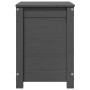 Caja de almacenaje madera maciza de pino gris 60x32x45,5 cm en Armarios y almacenamiento | Comprar online en Foru.es