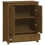 Aparador alto madera maciza de pino marrón miel 83x41,5x100 cm de vidaXL, Aparadores - Ref: Foro24-823517, Precio: 161,26 €, ...
