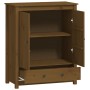 Aparador alto madera maciza de pino marrón miel 83x41,5x100 cm de vidaXL, Aparadores - Ref: Foro24-823517, Precio: 163,33 €, ...