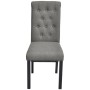 Sillas de comedor 2 unidades tela gris claro de vidaXL, Sillas de comedor - Ref: Foro24-242222, Precio: 201,43 €, Descuento: %