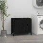 Baúl para la colada madera maciza de pino negro 88,5x44x76 cm de vidaXL, Cestas para ropa - Ref: Foro24-823583, Precio: 108,9...