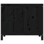 Baúl para la colada madera maciza de pino negro 88,5x44x76 cm de vidaXL, Cestas para ropa - Ref: Foro24-823583, Precio: 108,9...