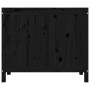 Baúl para la colada madera maciza de pino negro 88,5x44x76 cm de vidaXL, Cestas para ropa - Ref: Foro24-823583, Precio: 109,9...