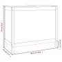 Baúl para la colada madera maciza de pino negro 88,5x44x76 cm de vidaXL, Cestas para ropa - Ref: Foro24-823583, Precio: 108,9...