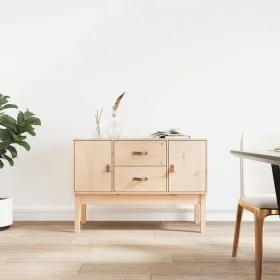 Aparador de madera maciza de pino 110x40x78 cm de vidaXL, Aparadores - Ref: Foro24-823524, Precio: 136,58 €, Descuento: %