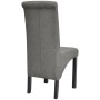 Sillas de comedor 2 unidades tela gris claro de vidaXL, Sillas de comedor - Ref: Foro24-242222, Precio: 201,43 €, Descuento: %