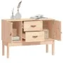 Aparador de madera maciza de pino 110x40x78 cm de vidaXL, Aparadores - Ref: Foro24-823524, Precio: 136,58 €, Descuento: %