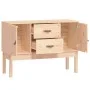 Aparador de madera maciza de pino 110x40x78 cm de vidaXL, Aparadores - Ref: Foro24-823524, Precio: 136,58 €, Descuento: %