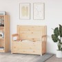 Banco de madera maciza de pino 112,5x51,5x96,5 cm en Bancos | Comprar online en Foru.es