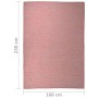 Alfombra de exterior de tejido plano rojo 140x200 cm de vidaXL, Alfombras - Ref: Foro24-340825, Precio: 65,61 €, Descuento: %