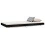 Estructura de cama madera maciza de pino negro 75x190 cm de vidaXL, Camas y somieres - Ref: Foro24-823513, Precio: 87,20 €, D...