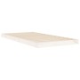 Estructura cama individual madera maciza pino blanco 90x190 cm de vidaXL, Camas y somieres - Ref: Foro24-823480, Precio: 61,4...
