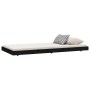 Estructura de cama madera maciza de pino negro 75x190 cm de vidaXL, Camas y somieres - Ref: Foro24-823513, Precio: 87,20 €, D...