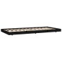 Estructura de cama madera maciza de pino negro 75x190 cm de vidaXL, Camas y somieres - Ref: Foro24-823513, Precio: 87,20 €, D...
