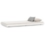 Estructura de cama madera maciza de pino blanco 80x200 cm de vidaXL, Camas y somieres - Ref: Foro24-823500, Precio: 79,36 €, ...