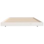 Estructura de cama madera maciza de pino blanco 80x200 cm de vidaXL, Camas y somieres - Ref: Foro24-823500, Precio: 79,36 €, ...