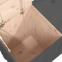 Baúl para la colada madera maciza de pino gris 88,5x44x76 cm de vidaXL, Cestas para ropa - Ref: Foro24-823581, Precio: 110,96...