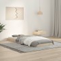 Estructura de cama madera maciza de pino 75x190 cm de vidaXL, Camas y somieres - Ref: Foro24-823484, Precio: 56,10 €, Descuen...