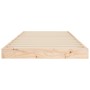 Estructura de cama madera maciza de pino 75x190 cm de vidaXL, Camas y somieres - Ref: Foro24-823484, Precio: 56,10 €, Descuen...