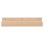 Estantes de pared 2 uds madera maciza de pino 50x12x9 cm en Estanterías | Comprar online en Foru.es