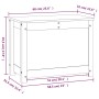 Caja de almacenamiento madera maciza de pino 60x32x45,5 cm de vidaXL, Armarios y almacenamiento - Ref: Foro24-823544, Precio:...