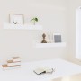 Estantes de pared 2 uds madera maciza de pino blanco 50x12x9 cm en Estanterías | Comprar online en Foru.es