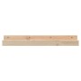 Estantes de pared 2 uds madera maciza de pino 80x12x9 cm en Estanterías | Comprar online en Foru.es