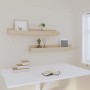 Estantes de pared 2 uds madera maciza de pino 80x12x9 cm en Estanterías | Comprar online en Foru.es