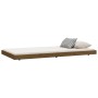 Estructura de cama madera maciza pino marrón miel 90x200 cm de vidaXL, Camas y somieres - Ref: Foro24-823497, Precio: 83,97 €...