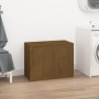 Baúl para colada madera maciza pino marrón miel 88,5x44x66 cm de vidaXL, Cestas para ropa - Ref: Foro24-823572, Precio: 99,80...