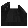 Estantes de pared 2 uds madera maciza de pino negro 80x12x9 cm en Estanterías | Comprar online en Foru.es