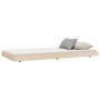Estructura de cama madera maciza de pino 75x190 cm de vidaXL, Camas y somieres - Ref: Foro24-823509, Precio: 65,57 €, Descuen...