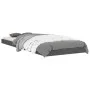 Estructura de cama madera maciza pino gris 75x190 cm de vidaXL, Camas y somieres - Ref: Foro24-823486, Precio: 88,85 €, Descu...