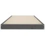 Gray pine solid wood bed frame 75x190 cm by vidaXL, Beds and slatted bases - Ref: Foro24-823486, Price: 88,85 €, Discount: %