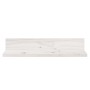 Estantes de pared 2 uds madera maciza de pino blanco 50x11x9 cm en Estanterías | Comprar online en Foru.es