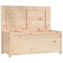 Caja de almacenamiento madera maciza de pino 110x50x45,5 cm de vidaXL, Armarios y almacenamiento - Ref: Foro24-823539, Precio...