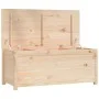 Caja de almacenamiento madera maciza de pino 110x50x45,5 cm de vidaXL, Armarios y almacenamiento - Ref: Foro24-823539, Precio...