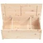 Caja de almacenamiento madera maciza de pino 110x50x45,5 cm de vidaXL, Armarios y almacenamiento - Ref: Foro24-823539, Precio...