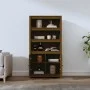Aparador alto madera maciza de pino marrón miel 80x35x154 cm de vidaXL, Aparadores - Ref: Foro24-823522, Precio: 135,35 €, De...