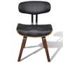 Sillas de comedor 2 unidades madera curvada y cuero sintético de vidaXL, Sillas de comedor - Ref: Foro24-241054, Precio: 283,...