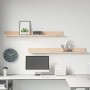 Estantes de pared 2 uds madera maciza de pino 110x11x9 cm en Estanterías | Comprar online en Foru.es