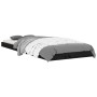 Estructura de cama madera maciza de pino negro 75x190 cm de vidaXL, Camas y somieres - Ref: Foro24-823488, Precio: 79,01 €, D...