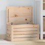 Caja de almacenaje madera maciza de pino 59,5x36,5x33 cm en Armarios y almacenamiento | Comprar online en Foru.es