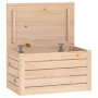 Caja de almacenaje madera maciza de pino 59,5x36,5x33 cm en Armarios y almacenamiento | Comprar online en Foru.es