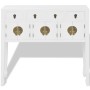 Aparador de estilo chino de madera maciza blanco de vidaXL, Aparadores - Ref: Foro24-242647, Precio: 191,05 €, Descuento: %