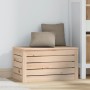 Caja de almacenaje madera maciza de pino 59,5x36,5x33 cm en Armarios y almacenamiento | Comprar online en Foru.es