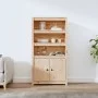 Solid pine wood sideboard 80x35x154 cm by vidaXL, Sideboards - Ref: Foro24-823519, Price: 141,09 €, Discount: %