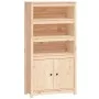 Aparador de madera maciza de pino 80x35x154 cm de vidaXL, Aparadores - Ref: Foro24-823519, Precio: 141,09 €, Descuento: %