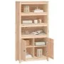 Aparador de madera maciza de pino 80x35x154 cm de vidaXL, Aparadores - Ref: Foro24-823519, Precio: 141,09 €, Descuento: %