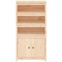 Aparador de madera maciza de pino 80x35x154 cm de vidaXL, Aparadores - Ref: Foro24-823519, Precio: 142,85 €, Descuento: %